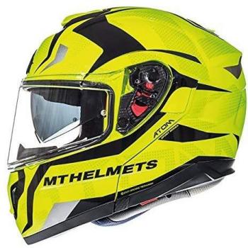 MT HELMETS ATOM SV Divergence F1 Gloss Fluor Yellow XS