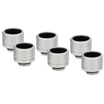 Conexión DeltaMate HT16 de Refrigeración Líquida - Pack de 6, Níquel Mate