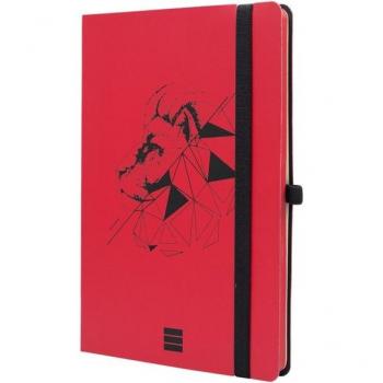 Cuaderno tapa blanda 72 hojas 80 g/m² Design A5-148x210 mm liso Lion Finocam