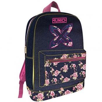 Munich Flower 455711 Mochila Tipo Casual, 45 cm, 19 litros, Rosa