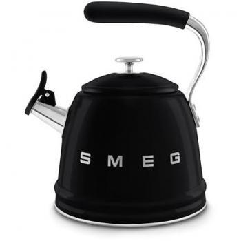Hervidor Silbante Smeg WKF01BL 2,3L Negro Estilo Retro Años 50