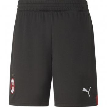 Shorts Replica ACM negro Puma para hombre, ideal para los fanáticos del AC Milan 2022-2023