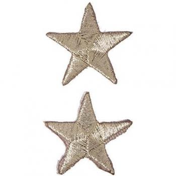 Blumenthal Lansing A001300-210 Hierro-En Apliques-Silver Stars 2-Pkg