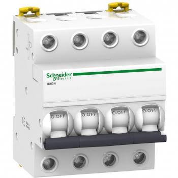 Schneider Electric A9K24720 Interruptor Automático Magnetotérmico, Ik60N, 3P+N, 20A, Curva C