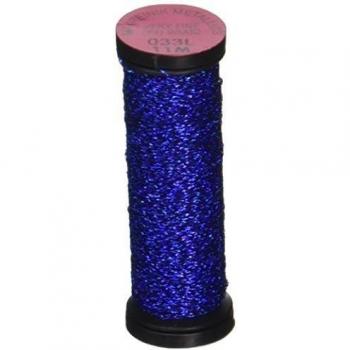 Kreinik No.4 - Trenza metálica Muy Fina, 12 Yardas, Royal Blast
