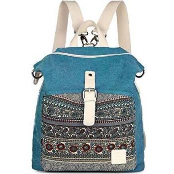 EVEOUT Mochila de Hombro Casual Unisex Vintage de College, Mochila para Portátil de Negocios para Hombres y Mujeres para Viajes Escolares de Trabajo, Excursiones para Acampar Daypacks