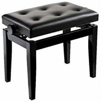 Casio BGM - Banqueta de piano/teclado, regulable en altura, color negro