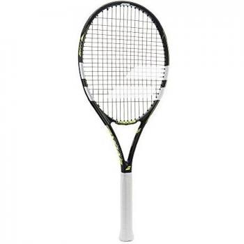 Babolat Evoke 102 Strung Raqueta de Tenis, Unisex Adulto, Gris/Amarillo, 3