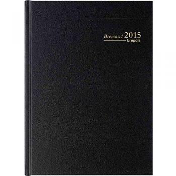 Agenda Brepols Bremax 1 Santex A4 2025, negro, 1 día por página