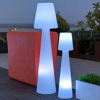 Lámpara de Pie LED Lola para Exterior e Interior - Resistente a la Intemperie - Ideal para Jardín y Salón