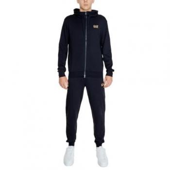 EA7 Emporio Armani Men's Regular Fit Black Tracksuit - Size L