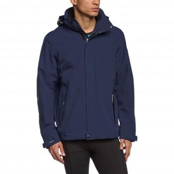 Killtec Funktionsjacke mit Abzipbarer Kapuze Xenios - Chubasquero para hombre, color azul marino, talla DE: 5XL