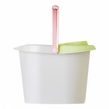 Cubo Rectangular Florganic con Escurridor de 12L