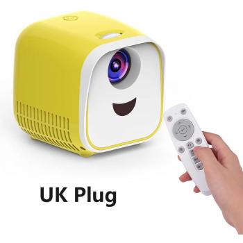 Miniproyector L1 Infantil Portátil con WIFI y USB, 1000 Lúmenes, Micro Proyector de Vídeo 480x320p para Familia, PC y TV