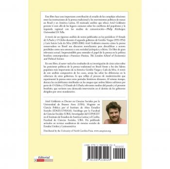 Libro de Historia y Ciencias Sociales: Prensa Tradicional y Liderazgos Populares en Brasil por Ariel Goldstein