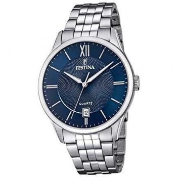 Reloj Festina Classics F20425/2 para Hombre con Esfera Azul y Correa de Acero