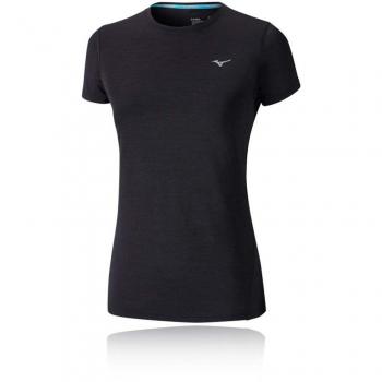 Mizuno Impulse Core Camiseta, Negro, XS para Mujer