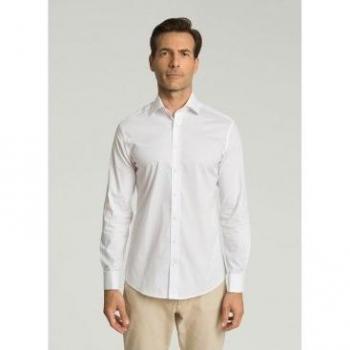 Camisa Stretch Popelín Slim Fit para Hombre Hackett London