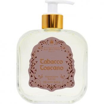 Toscano Tobacco Luxury Bath & Shower Gel 250 ml in Glass Bottle