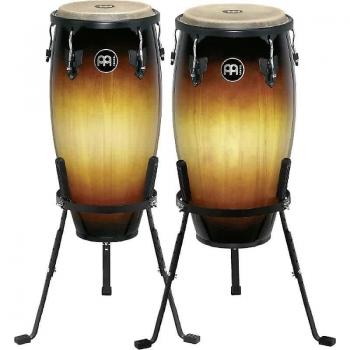 Meinl Headliner Vintage Sunburst 11 & 12 Conga Set with Stand