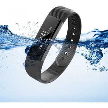 Pulsera actividad Inteligente, OLED Bluetooth 4.0 Pulsera Inteligente Deporte Actividad Tracker con Contador de Calorias/Monitor de Sueño/Contador de Pasos/Reloj/Impermeable IP67, Compatible con iOS, Android Smartphone AC656
