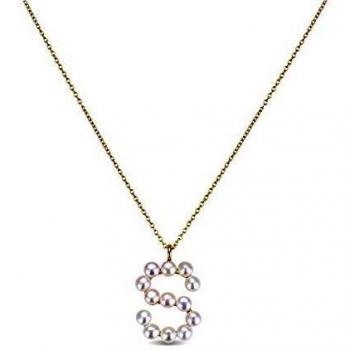 LUXENTER Colgante S con baño de Oro Amarillo de 18 Quilates