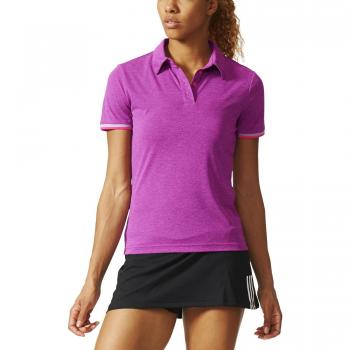 adidas Unctl Clmchpolo - Camiseta para mujer, color rosa / plata , talla S