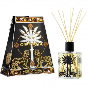 Black Amber Fragrance Diffuser 200 ml - Palm Design