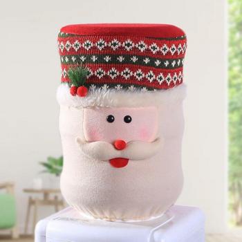 Cubierta Decorativa de Navidad para Dispensador de Agua y Purificador de Botellas - Diseño Lindo y Festivo