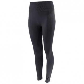 Mallas de Fitness Joluvi Ana Mujer Negro - Cintura Alta, Transpirable, 100% Poliéster, Tejido EVOFIT