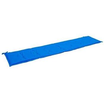 Blue Oxford Fabric Garden Bench Cushion 200x50x3 cm