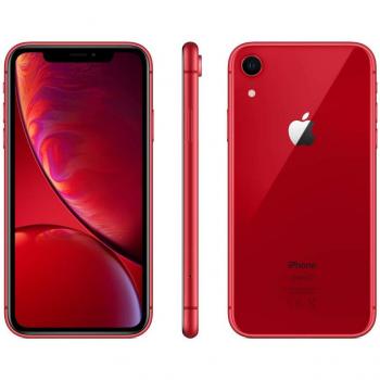 Apple iPhone XR, 128GB, PRODUCT(RED), Incluye Earpods y Adaptador de Corriente, Pantalla RetinaHD de 6.1, SIM Doble