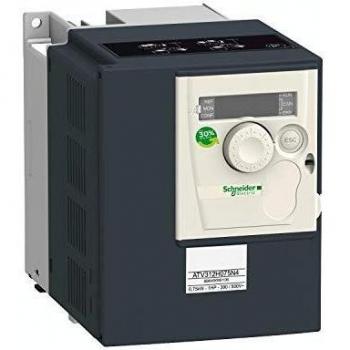 Schneider Electric ATV312H055N4 ATV312 Accionamiento de Velocidad Variable, 0.55kW, 1.8kVA, 37W, 380..500V, 3Fases, 143mm x 107mm x 152mm
