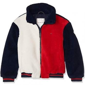 Tommy Hilfiger Tommy Teddy Bomber Chaqueta, Azul