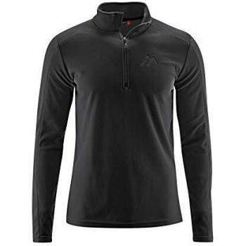 Maier Sports Men's Dennis Half-Zip Fleece Pullover, Functional Midlayer, Regular Fit