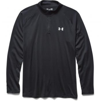Under Armour UA Tech 1/4 Zip Camiseta de Manga Larga, Hombre, Black 003, XL