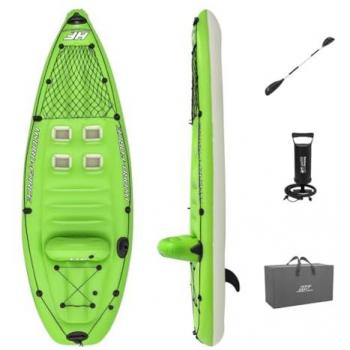 Kayak hinchable Koracle Hydro-Force de Bestway - incluye diseño inflable, capacidad para dos personas, material resistente al agua, sistema de válvulas rápidas, asientos ajustables y soporte para remos