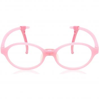 Oval Full Rim TR90 Kids' Prescription Glasses Pink - Blue Light Blocking - SmartBuy Kids