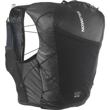 Chaleco de hidratación Salomon Active Skin 12 para mujer, color negro, talla XS