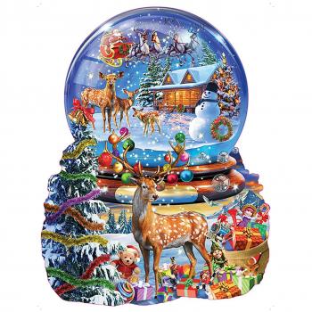 Rompecabezas de 1000 piezas Globo de Nieve Navideño - Adrian Chesterman