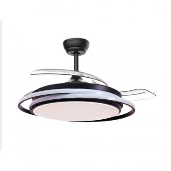 Ventilador de Techo Gsc Evolution Bauala Ø107 DC Negro con Luz CCT Regulable y Mando
