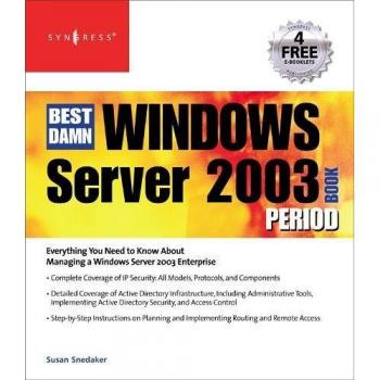The Best Damn Windows Server 2003 Book Period