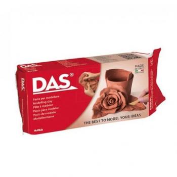 Das Pasta para Modelar, Seca sin Cocción, Color Terracota, 500 gr F387100
