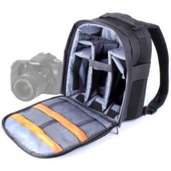 DURAGADGET Mochila Resistente con Compartimentos Compatible con Cámara Canon EOS 700D /70D / 7D Resistente Al Agua + Funda Impermeable Fotografiar Bajo La Lluvia!