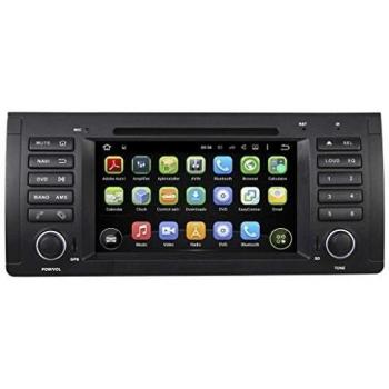 7 pulgadas Single Din Coche Estéreo Android 5.1.1 Lollipop OS para BMW E53