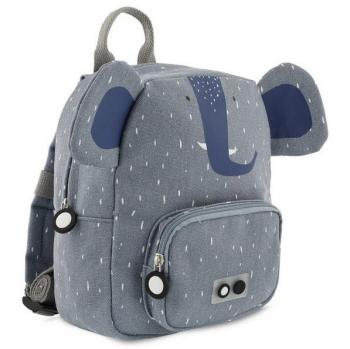 Mochila pequeña Trixie elefante con diseño de elefante, tamaño compacto ideal para niños, fabricada en material resistente y fácil de limpiar, con correas ajustables y compartimentos espaciosos