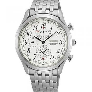 Seiko Men's Analog Japanese Quartz Watch with Stainless Steel Strap SPC251P1