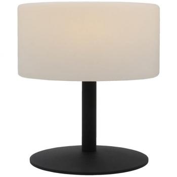 Lámpara de mesa Lumisky Atlas Rock Polietileno 20 cm, diseño moderno, resistente a la intemperie, iluminación LED, recargable y portátil