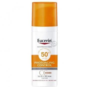 Crema Solar Tinte Control Fotoenvejecimiento Eucerin SPF 50 - 50ml
