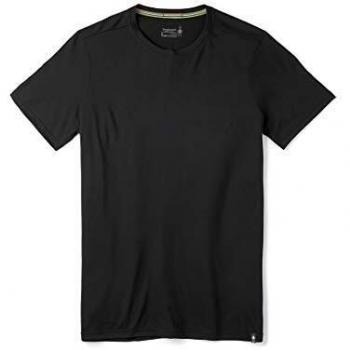 Smartwool Men's Merino Sport 150 tee Camiseta, Hombre, Negro, Large